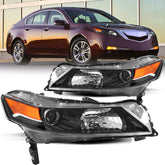 VehicleAid Headlights For 2009-2014 Acura TL